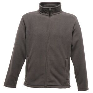 Regatta Mens Plain Micro Fleece Full Zip Jacket (Layer Lite) / Seal Gray